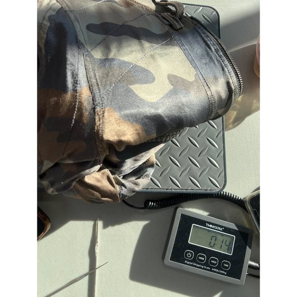 Marrakech Full Zip Camo Bomber Jacket Womens S Long Sleeve Viscose Blend Green - Picture 9 of 9